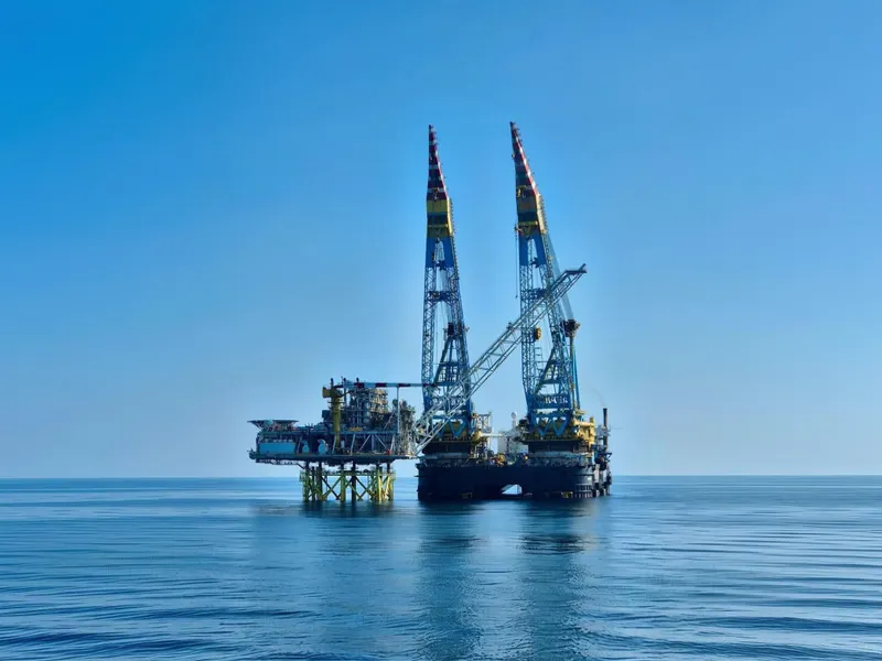 Offshore platform installed for Neptun Deep Project